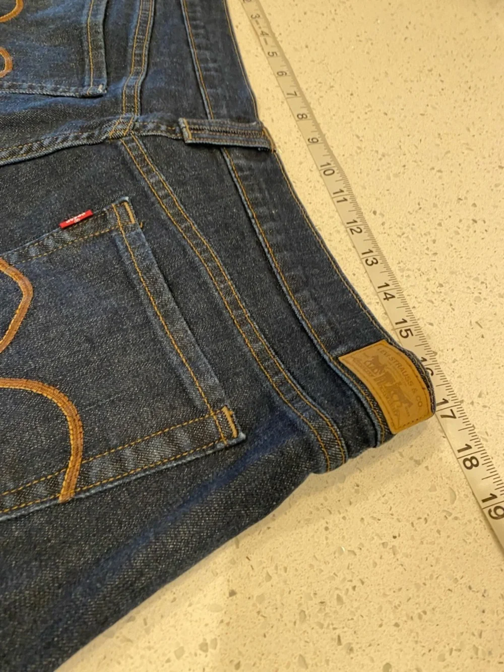 Levi's 515 Denim Shorts size 16 cowboy western festival Y2K